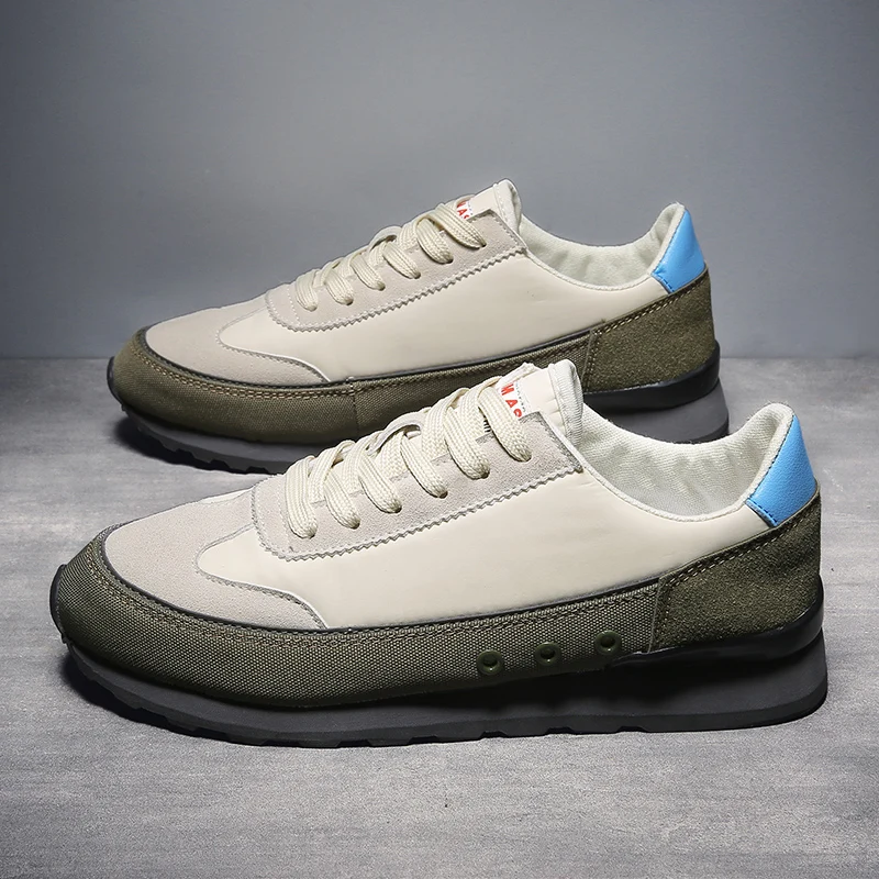 

Men's shoes, fashion canvas, men's casual shoes, summer lightweight and breathable walking shoes, flat tennis sneakers