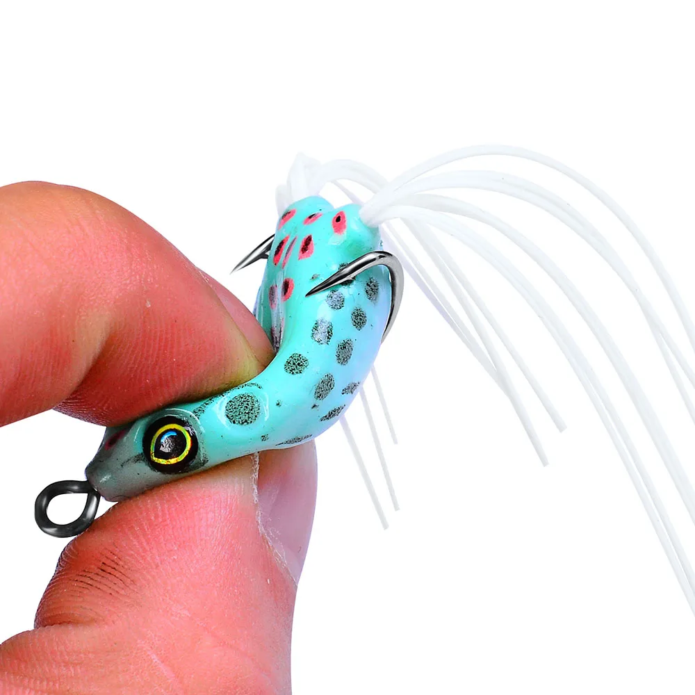 

4.1cm 4.5g Thunder Frog Bait for Snakehead Realistic Swimming Artificial Artificial Plastic TopWater Swim Bait señuelos de pesca
