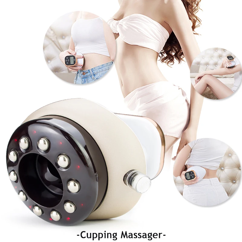 Cupping Massager Vacuum Strong Suction Cups EMS Ventosas Anti Cellulite Magnet Therapy Guasha Scraping Fat Burner Slimming tools