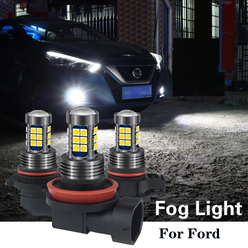 1 шт. светодиодный светильник H8 H11 HB4 9006 PSX24W H10 для ford focus 2 mk2 3 mk3 mk1 fiesta mk7 mondeo mk4 fusion