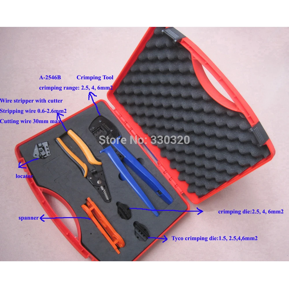 Solar PV Tool Kits,solar Tool Box For solar connector, Multifunction Solar Kit include Crimping/Cutting/Stripping Plier