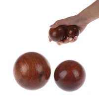 1pcs mahogany wood fitness health ball massage handball health meditation exercise stress relief balls hand relaxation 2 sizes