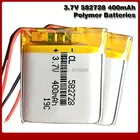 3,7 V Lipo cells 582728 400mah литиевая полимерная аккумуляторная батарея для MP3 MP4 MP5 GPS PDA Ноутбук Bluetooth гарнитура светодиодный светильник
