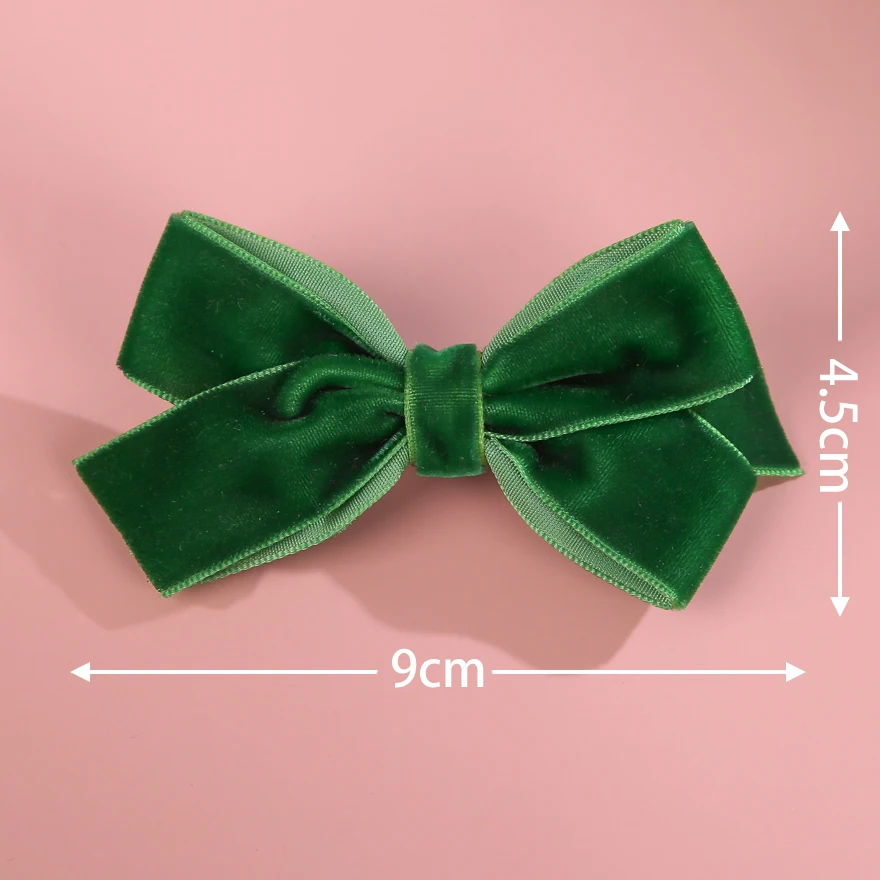 Diademas para ni&ntilde;a, diademas con Clip de primavera, diferentes colores puros, bandas para el pelo encantadoras, ajustables, accesorios para el cabello de moda-5