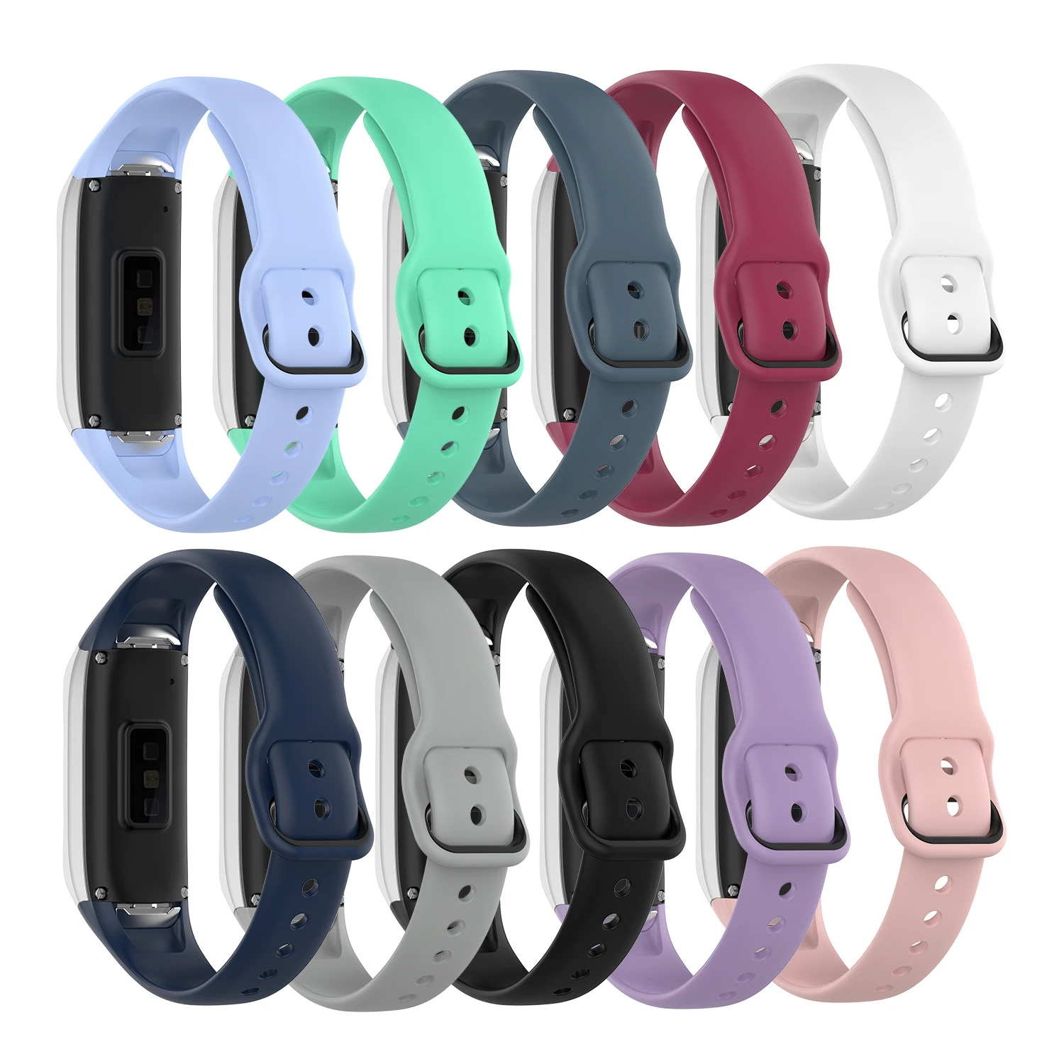 Slicone Браслет Loopback ремешок для samsung Galaxy Fit SM R370 многоцветный Силиконовый