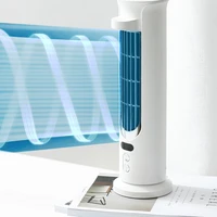 potable usb water cooling fan desktop cooling fan desktop usb air cooling fan with digital display for home office camp