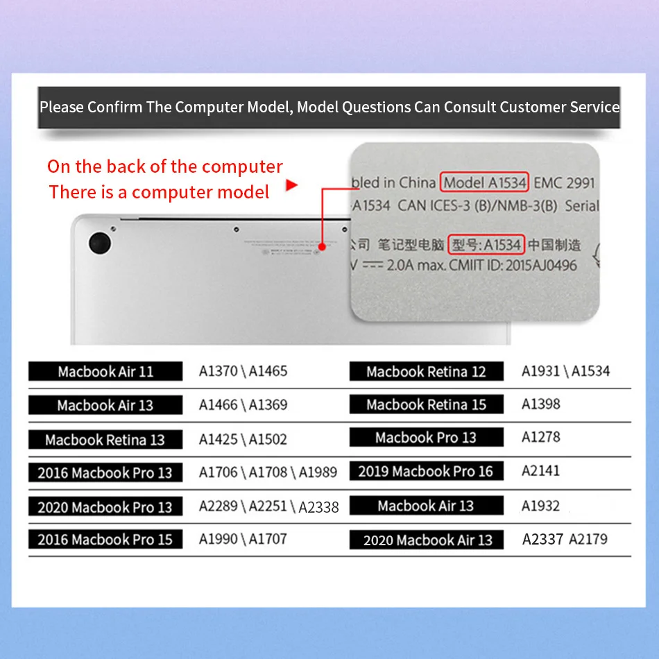 Новый Модный чехол для ноутбука Macbook Air Pro Retina 12 13 15 16 дюймов защитный A1466 A1932