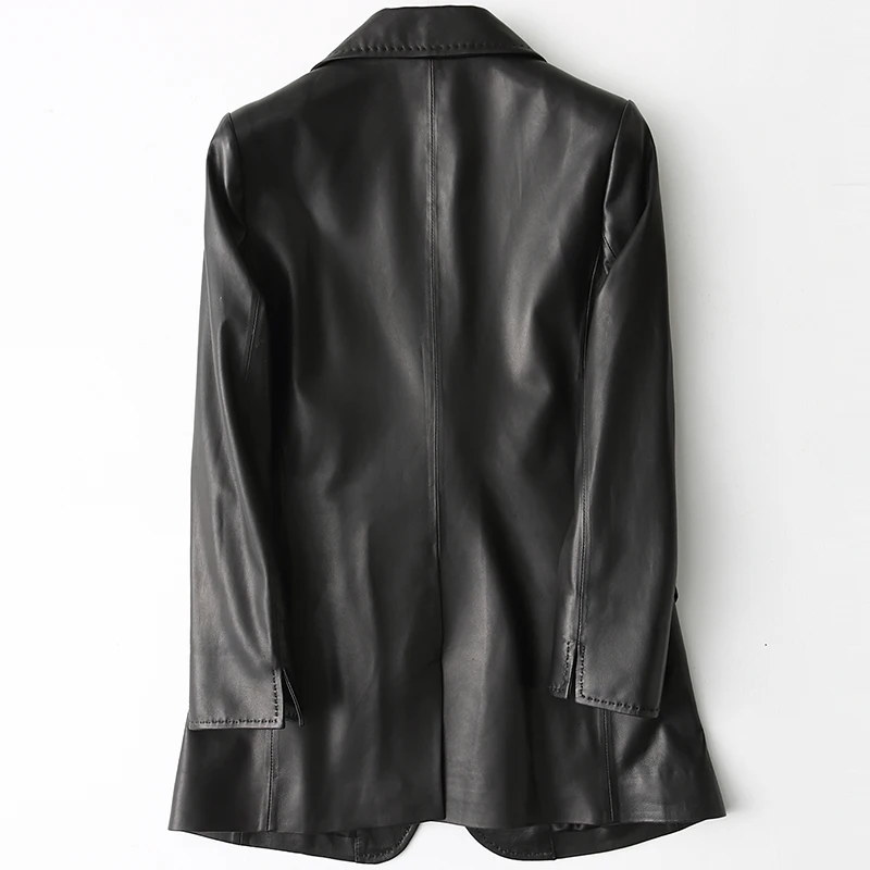 AYUNSUE женская повседневная куртка из натуральной кожи весна 2020 новинка пальто