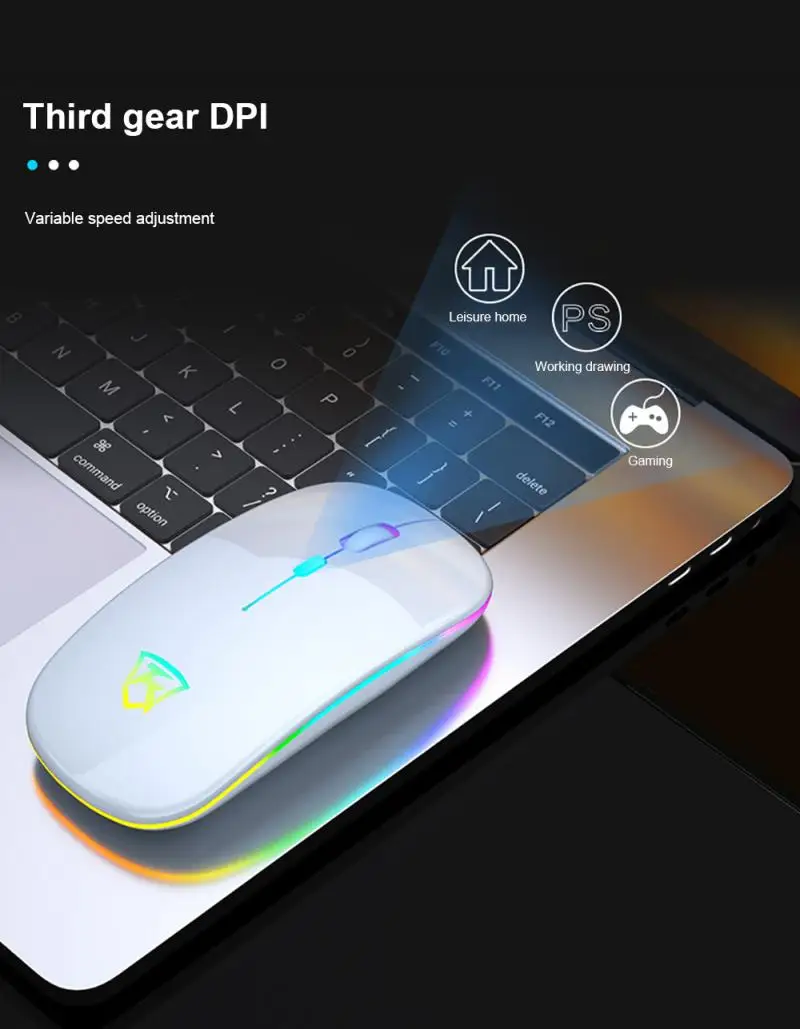 ultra slim 2 4ghz usb rechargeable wireless mouse gaming mouse computer gamer 1600 dpi optical mice for laptop pc mouse gamer free global shipping