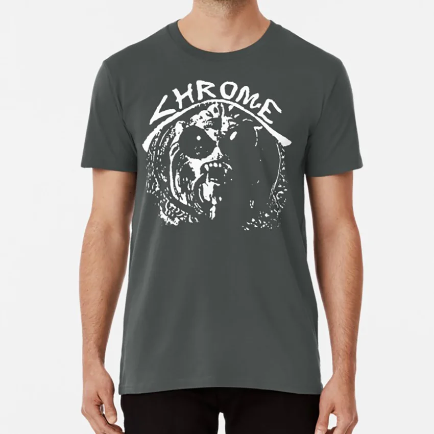 Хромовая 3 я от солнца электронная промышленная пост панк Футболка солнце почта