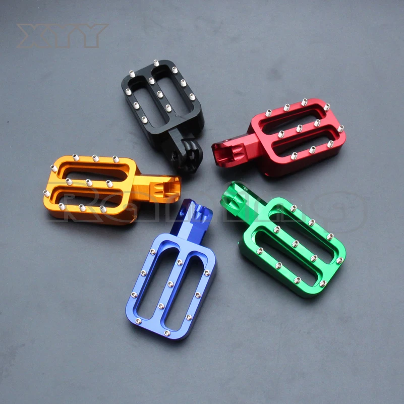 

Motorcycle parts CNC Alloy Footrests Foot Pegs Rests Pedals for 110cc 125cc 140cc 150cc CRF KLX YCF Dirt Bike ATV Quad MOTO