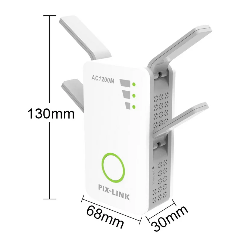 WiFi Repeater 2.4G/5G Signal Dual Band AP 1200Mbps Wireless AC Extender Router Amplifier With 4 Antennas | Компьютеры и офис