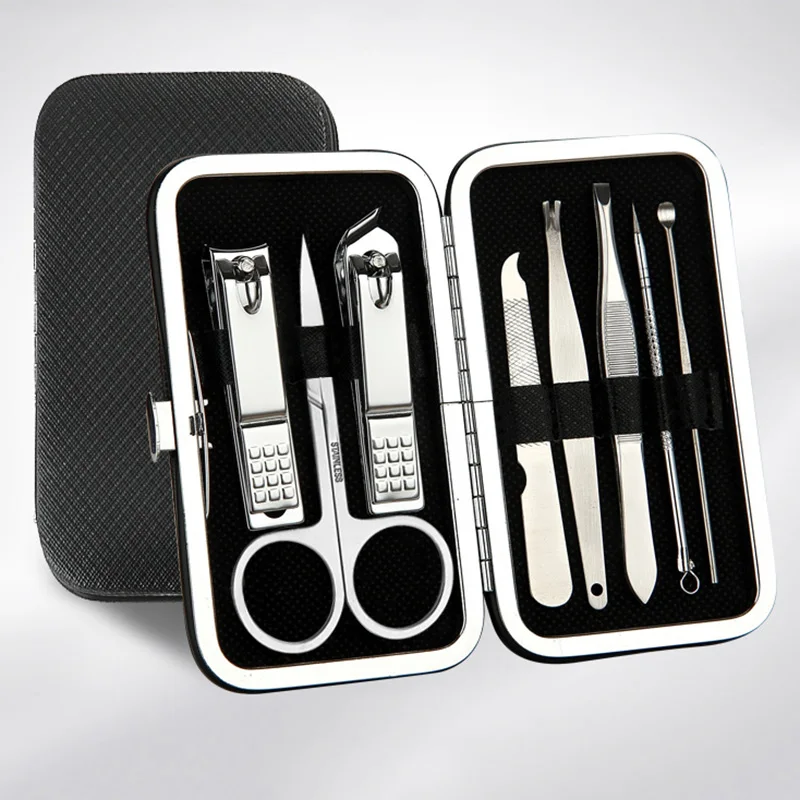 Набор зажимов для ногтей маникюрные ножницы из нержавеющей стали 8 шт. кусачки