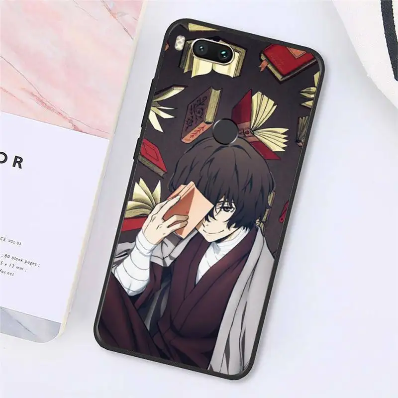 

bungou stray dogs anime Phone Case For Xiaomi Redmi note 7 8 9 t k30 max3 9 s 10 pro lite Luxury brand shell funda coque
