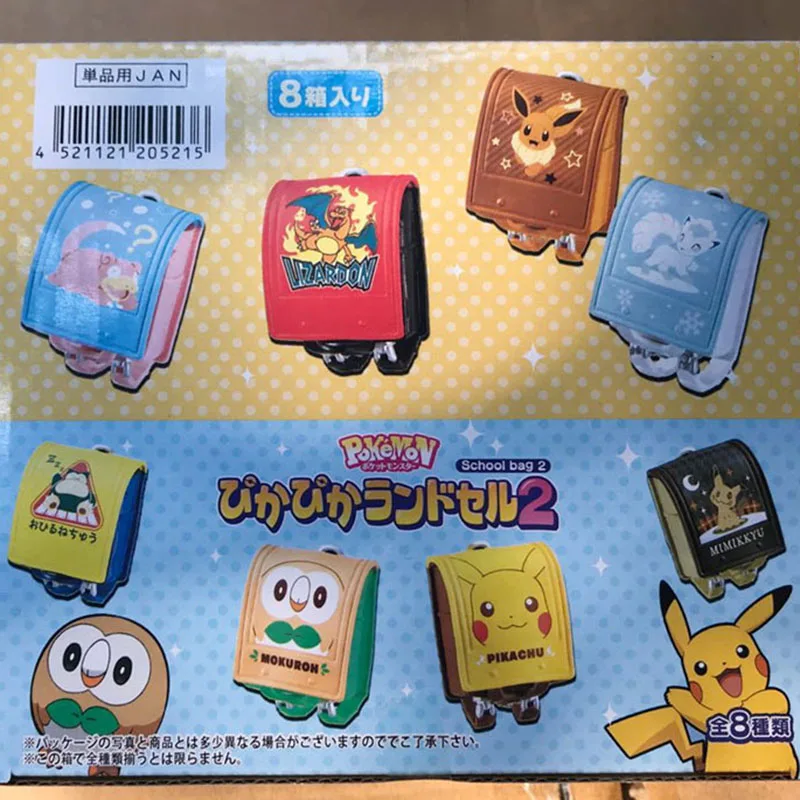 8 шт./компл. Pika Charizard Snorlax Slow Poke Eevees вулпикс Mimikyu Rowlet экшн Фигурки игрушки Аниме