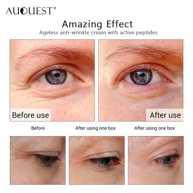Крем от морщин AuQuest для разглаживания и устранения отечности глубокого