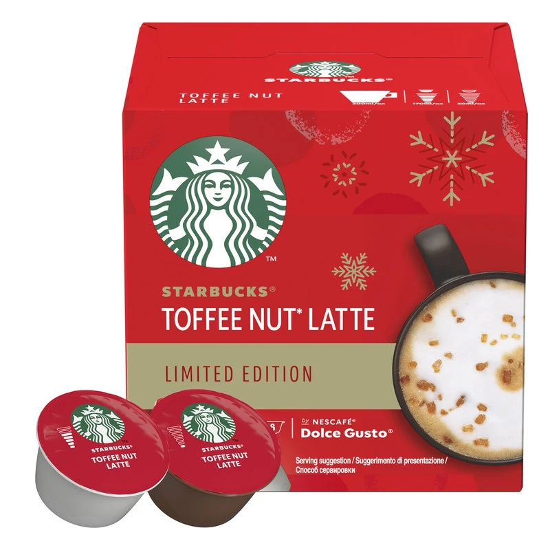 Кофе в капсулах Starbucks Toffee Nut Latte Limited Edition для системы NESCAFÉ Dolce Gusto 12 капсул - купить