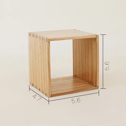Light color small 1/6 Кукольный дом мини модель мебели пепел и черный орех шкафчики и ящики - Цвет: Light color small