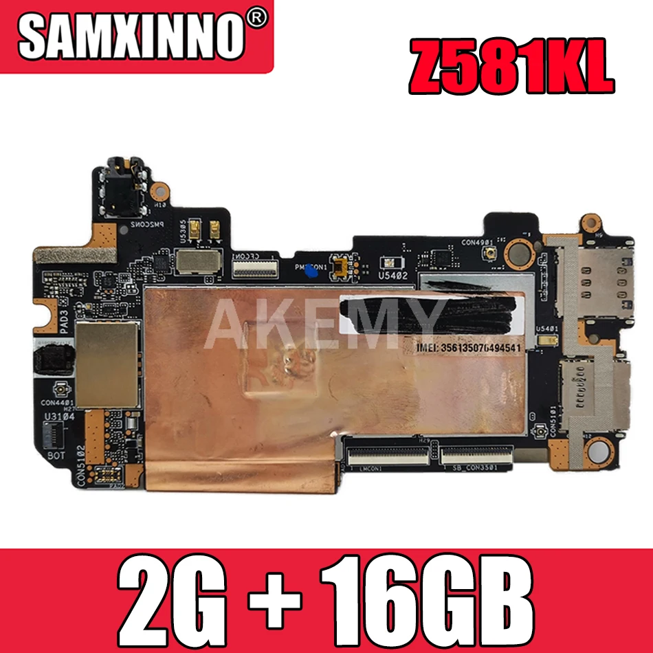 

NEW original For Asus Zenpad 8.0 Z581KL P008 ZT581KL tablet motherboard mainboard 2G + 16GB test good free shipping