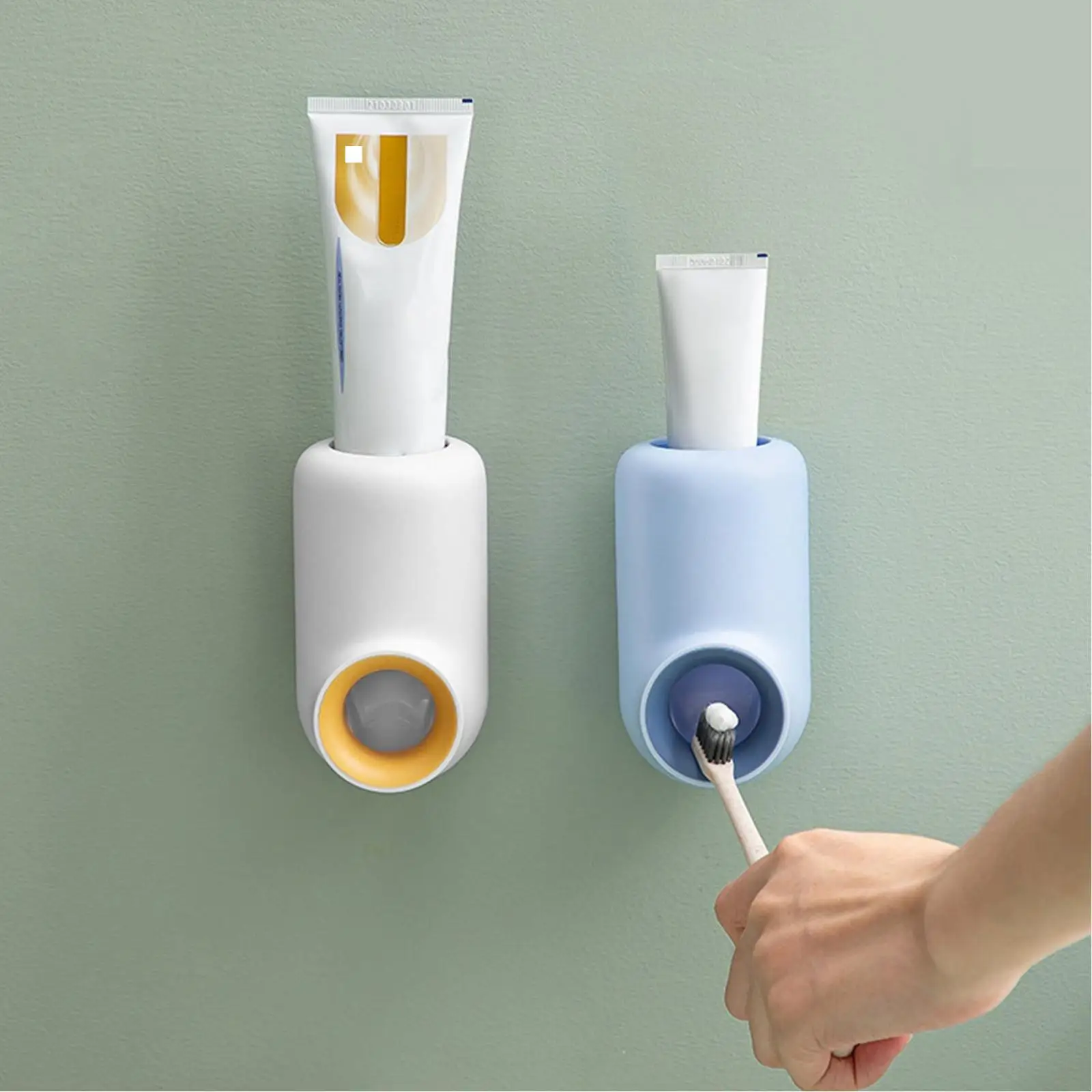 

4 Colors Automatic Toothpaste Squeezer For Home Cartoon Toothpaste Holder Bathroom Accessories No Punching