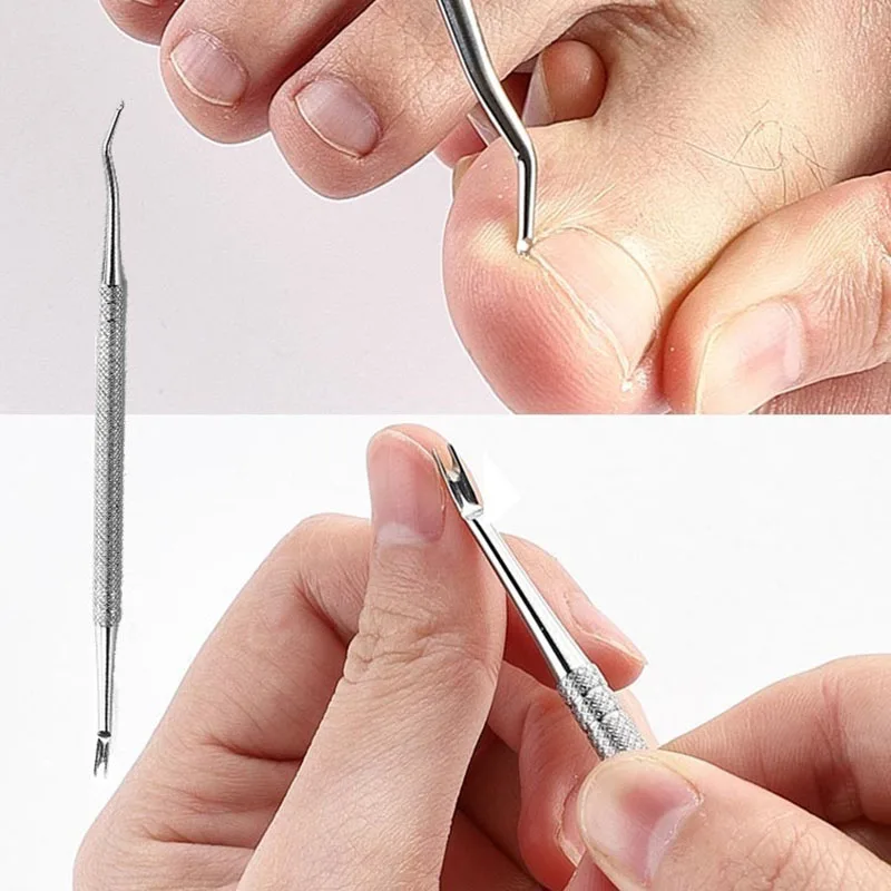 Корректор для вросших ногтей 1 шт. двусторонний корректор вилка удаления