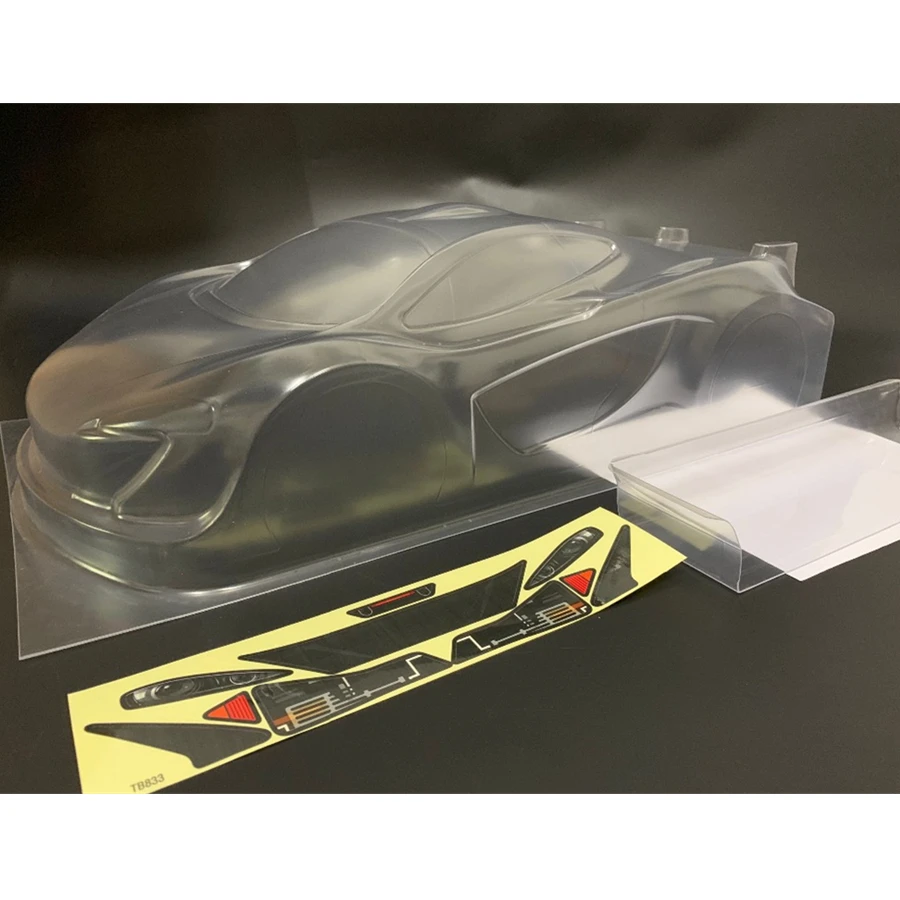 Масштаб 1/8 на дороге гоночные электрические автомобили GT3 прозрачный корпус