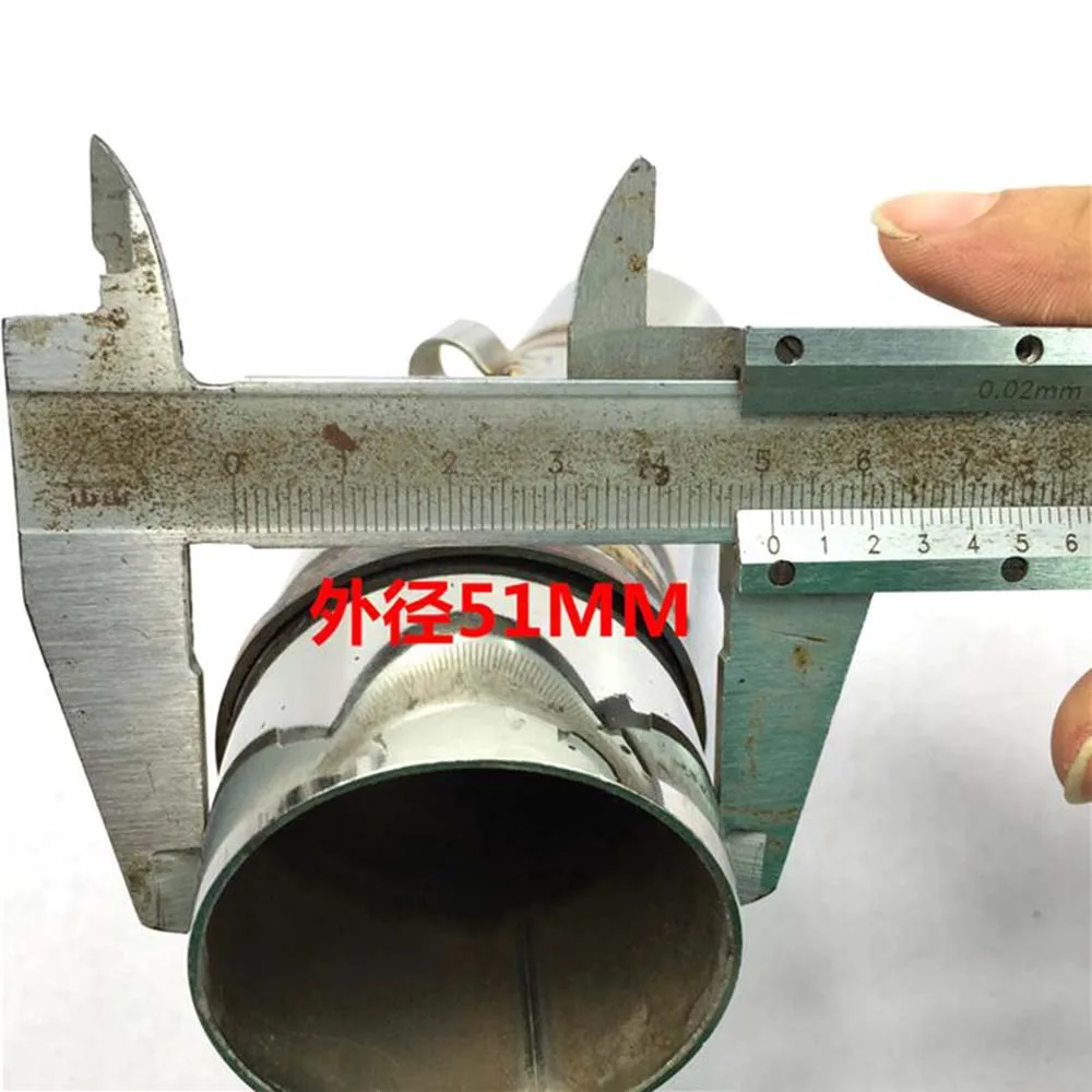 Модифицированный выхлопной адаптер TKOSM для мотоцикла среднее соединение трубы