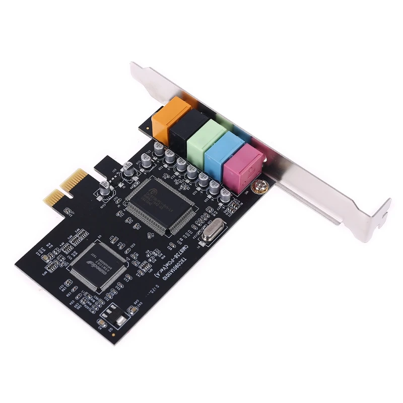 

H7JA PCI-E Sound Card 5.1 Channels CMI8738 Chipset Audios Digital Desktop PCI Express Cards