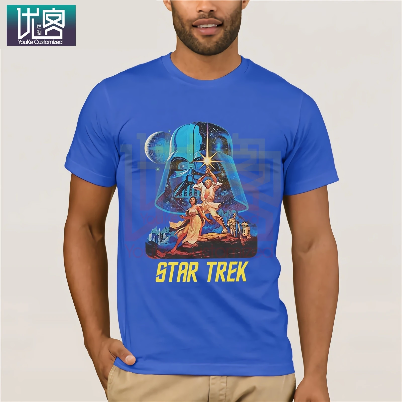 Забавная футболка Hell Star Trek повседневные футболки из 100% хлопка одежда популярная