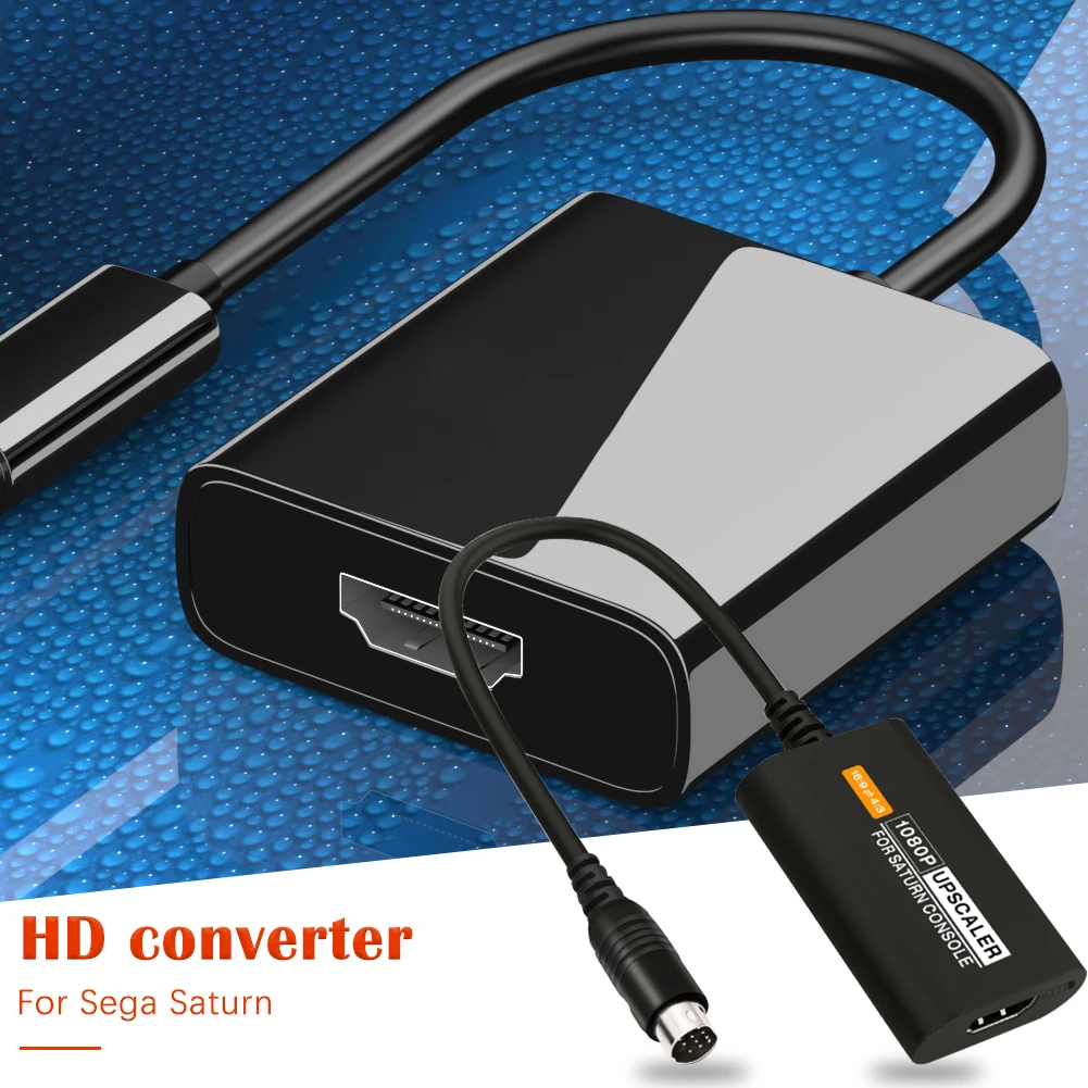 

Практичная игровая консоль HDMI-совместимое устройство-адаптер для SEGA Saturn 1080P HDTV конвертер геймпад инструменты
