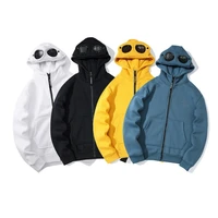 cp new hooded lens sweater for men and women couple loose casual zipper 11 high copy