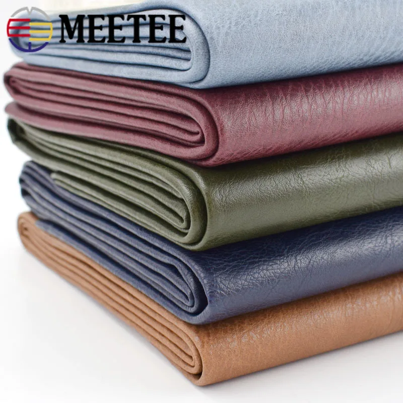 Искусственная Синтетическая кожаная ткань Meetee 50*136 см для шитья сделай сам