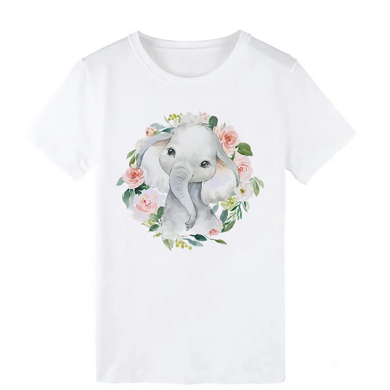 

Women Lady Tees Tops Graphic Short Sleeve Cartoon Animal Face Cute Print Clothing 90s Clothes Female T Shirt Womens T-shirt