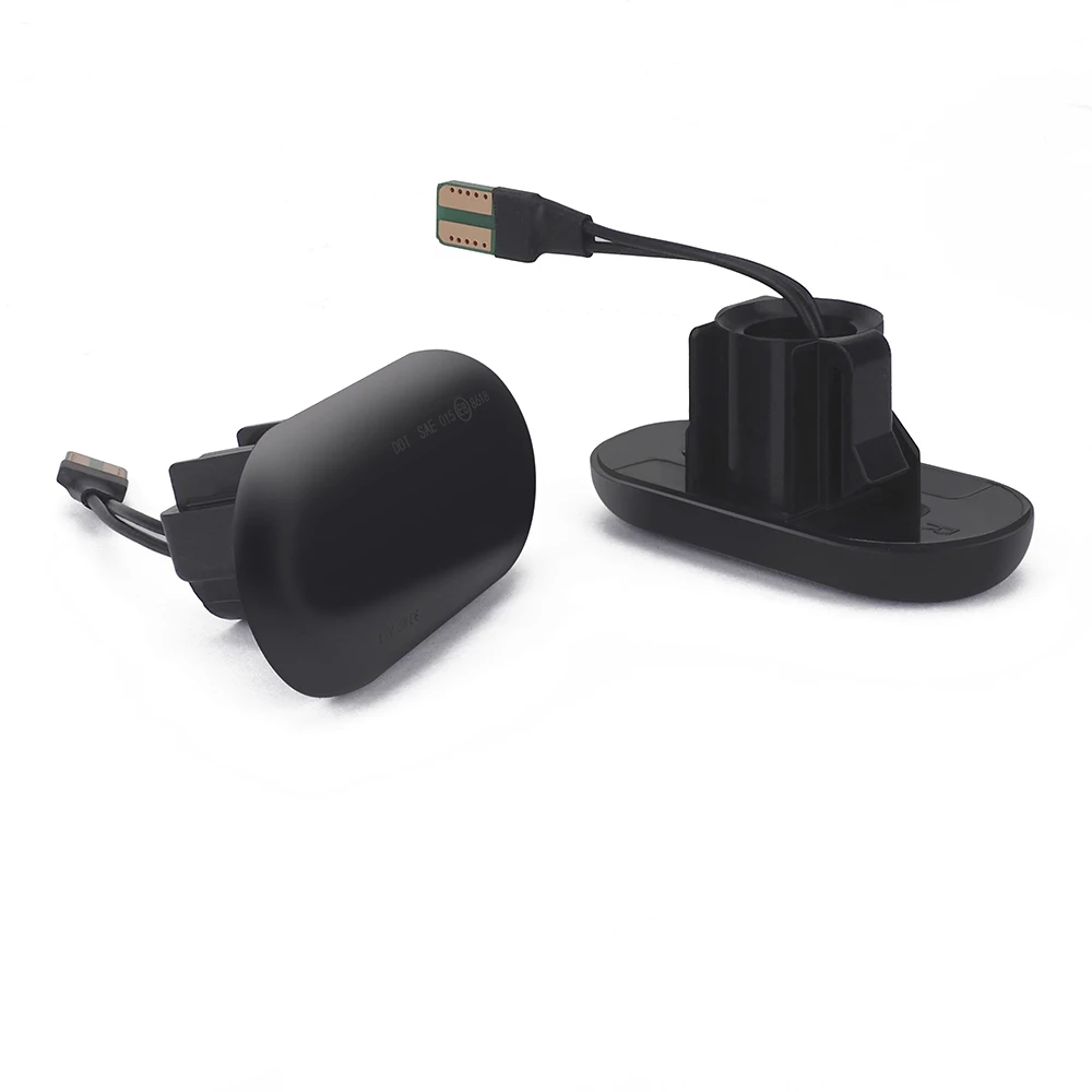 2 шт. желтый течет Светодиодный Маркер светильник переднее крыло автомобиля