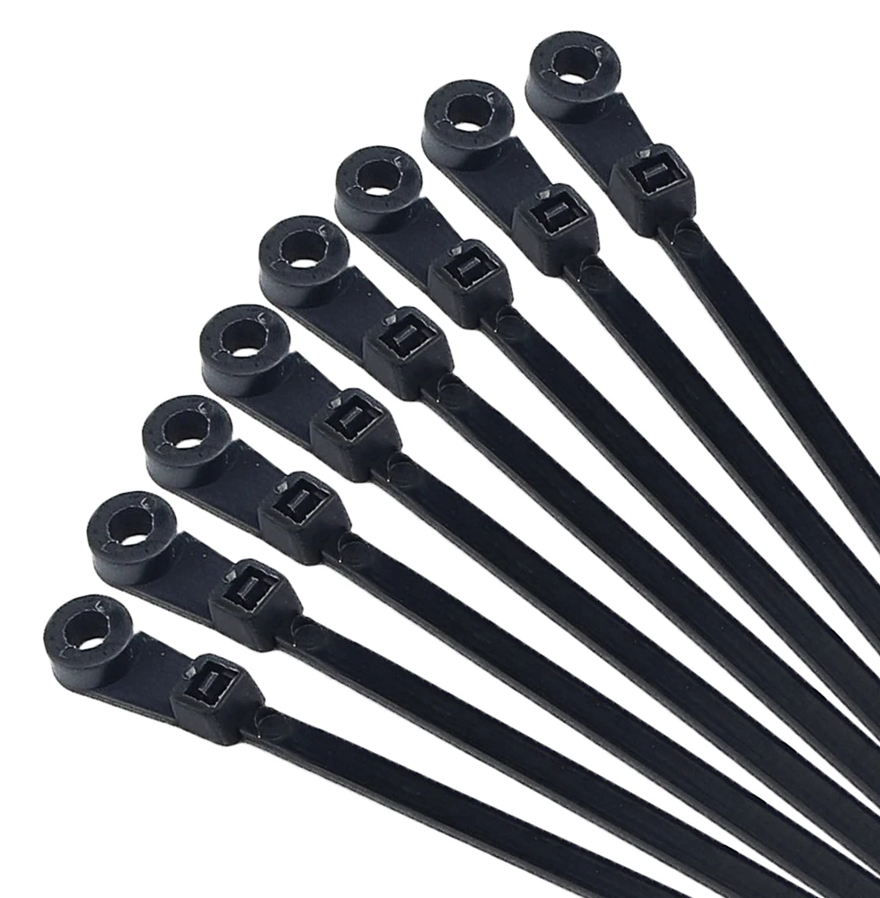 100 шт. нейлоновые кабельные стяжки 3*150 фиксированные винты с фиксированной