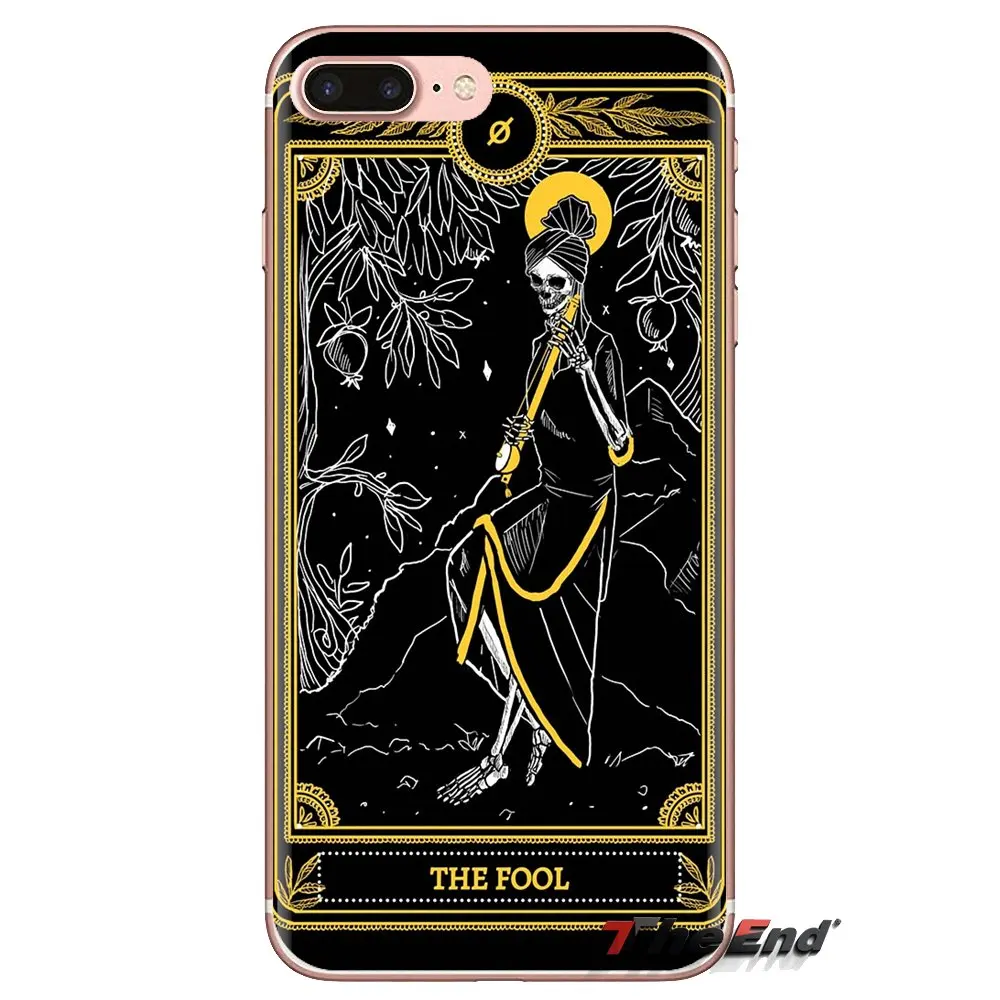 Крутая карта черный мэригольд Таро для iPod Touch Apple iPhone 4 4s 5 5S SE 5C 6 6S 7 8 X XR XS Plus MAX
