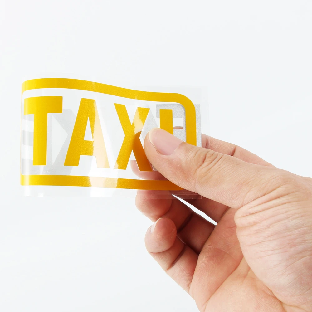 Такси светоотражающие наклейки для автомобиля Стикеры наклейка велосипед Ван