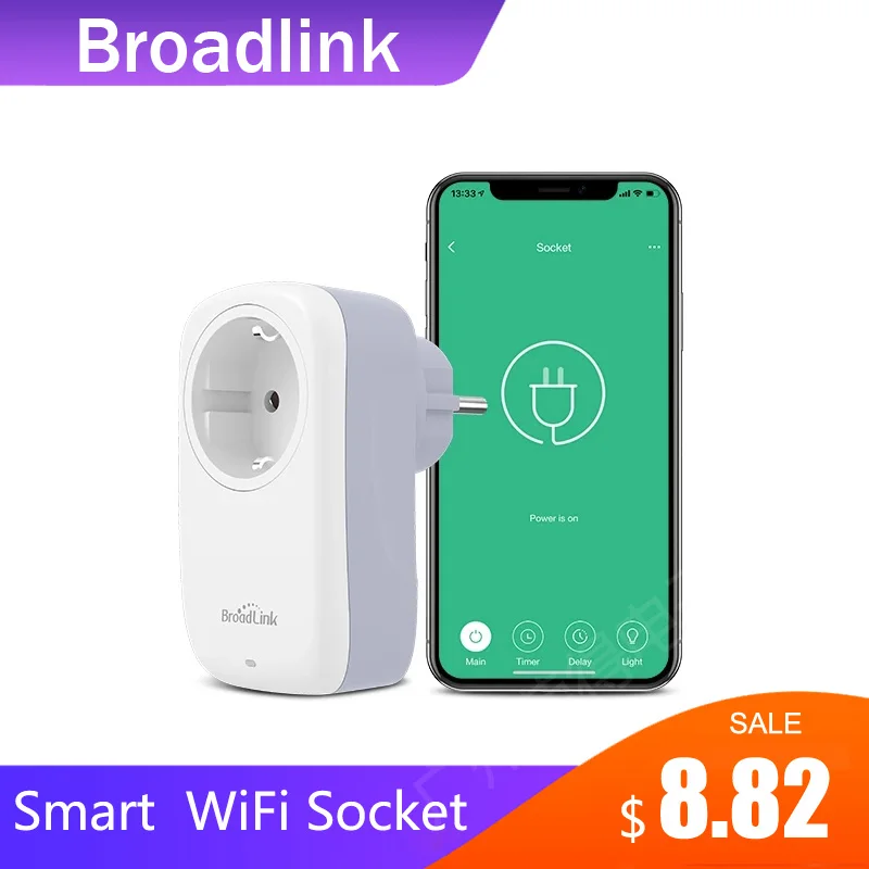 BroadLink SP4L ЕС Wi Fi розетка ночной Светильник интеллектуальных домашних продуктов