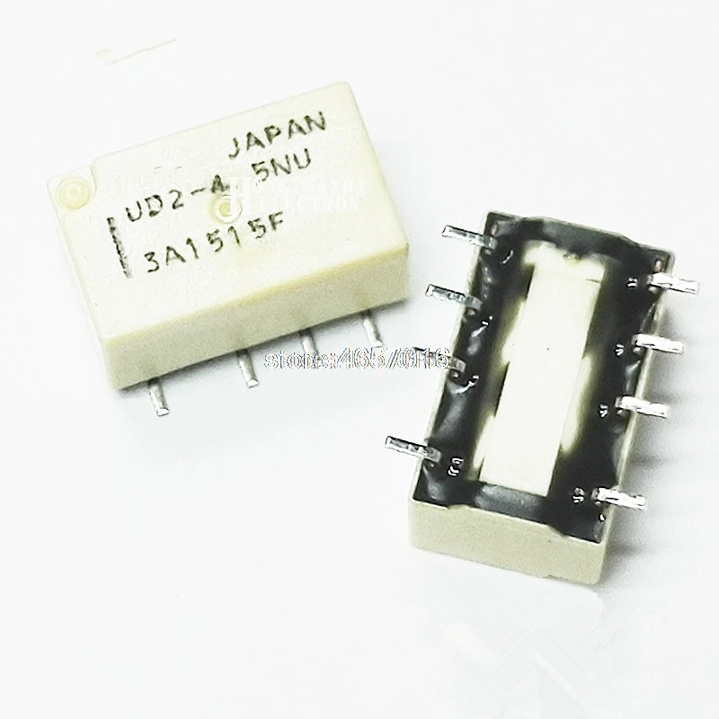 

10pcs/lot Signal relay UD2-4.5NU two open two closed 8 feet UD2-4.5NU 4.5VDC