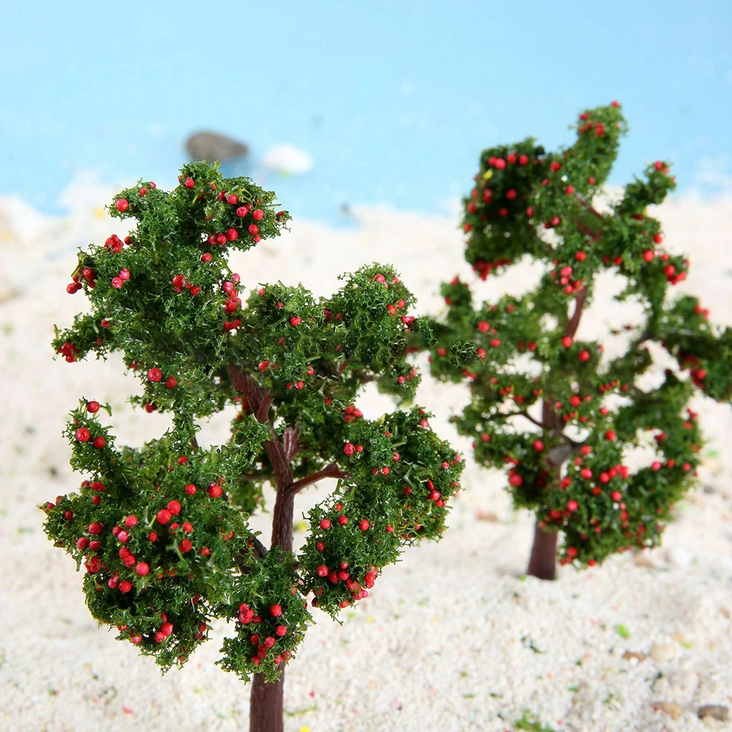 

10Pcs Model Trees 110mm Building Model Decoration Landscape Model Plastic