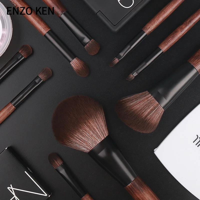 ENZO KEN 9 шт Кисть для основы макияжа растушевки консилера косметические