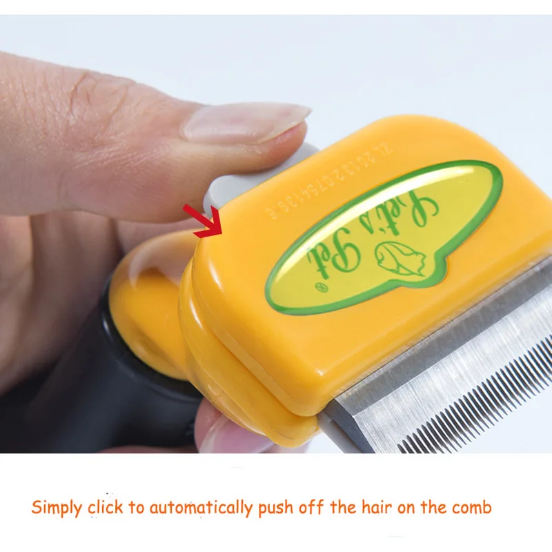 

Pet Hair Brushes For Dog Cat Small Animal Grooming Tickle Fur Cleaning Clipper Tools Finishing Plastic Combing
