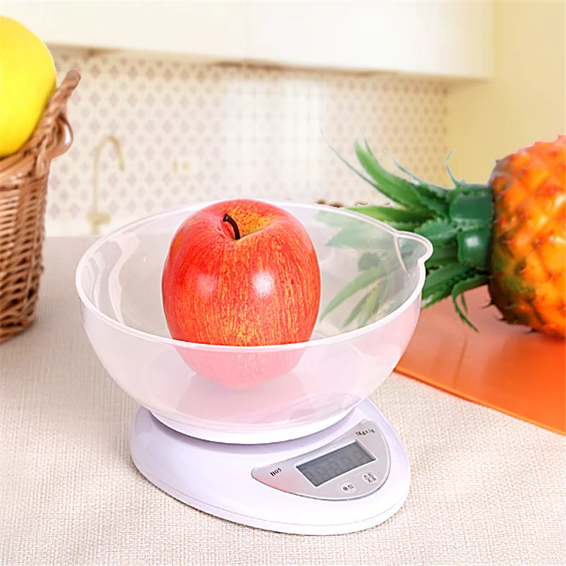 

Portable Digital Scale Electronic 5kg/1g 1kg/0.1g Scale Food Measuring Spoon Kitchen Scales Baking Tools baking accessories