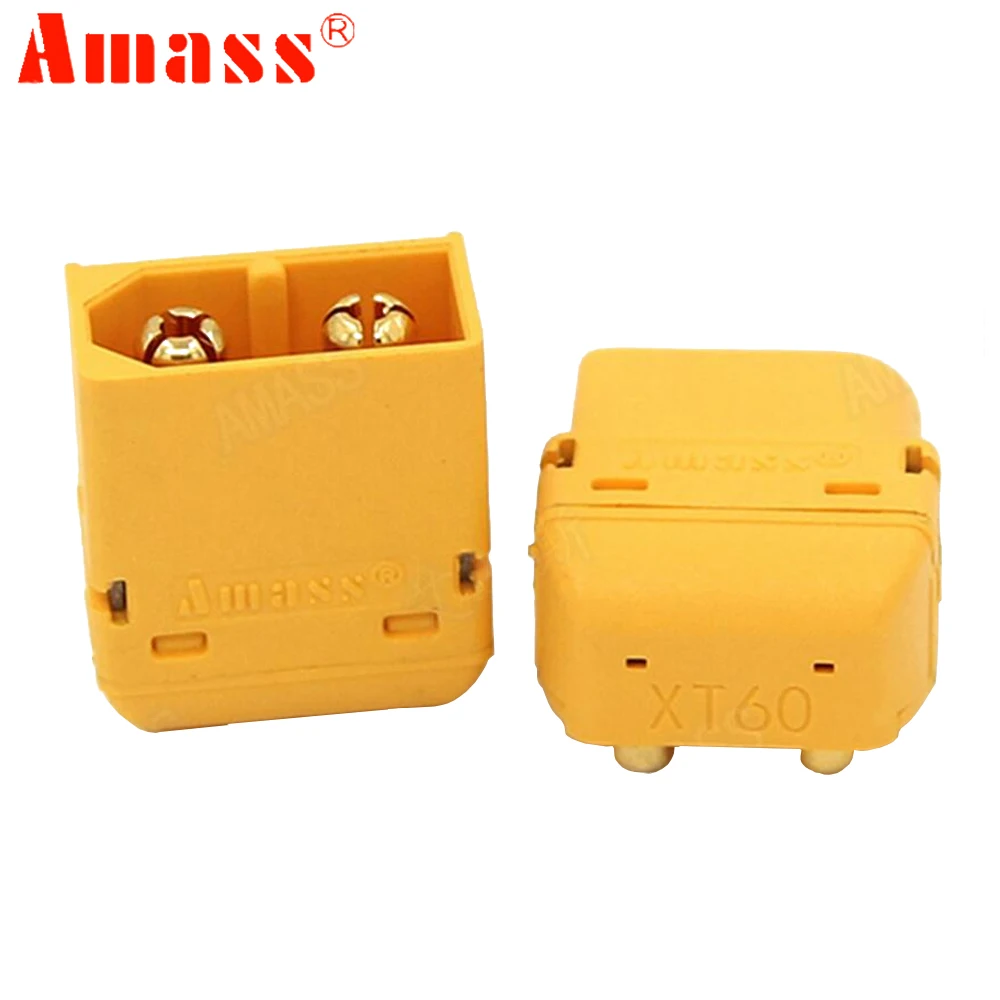 коннектор amass xt60pw xt60 pw золотой банан