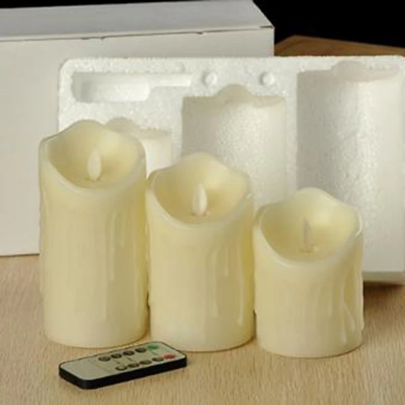 Led Electronic Remote Control Candle Light Wedding Home Decor Lamp Wishing Prayer Paraffin Christmas Party Events Birthday |