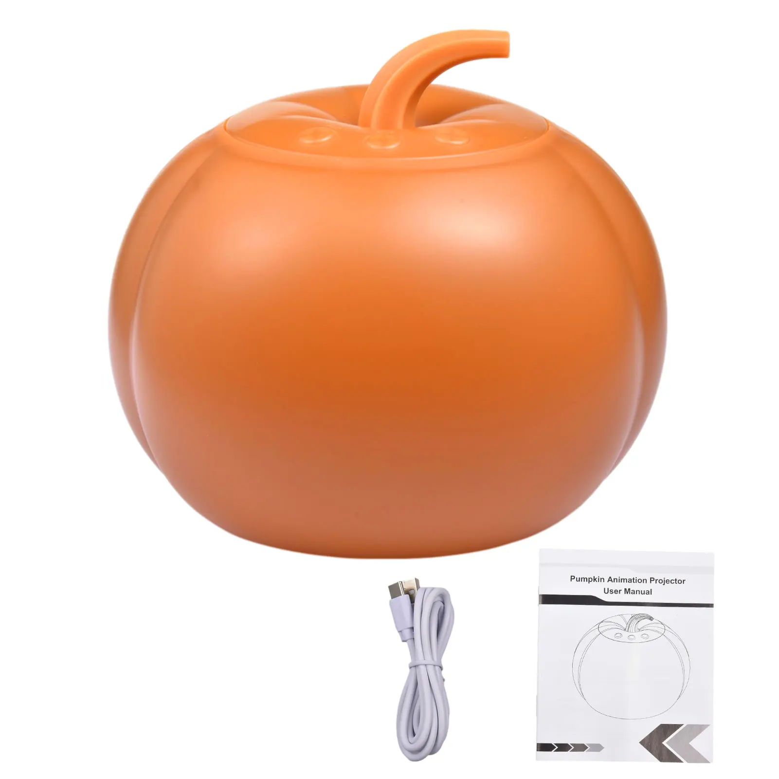 

Talking Pumpkin Projector Lamp USB Connection Animated Pumpkin Projector Led Night Light Halloween Party Decoration Kindness