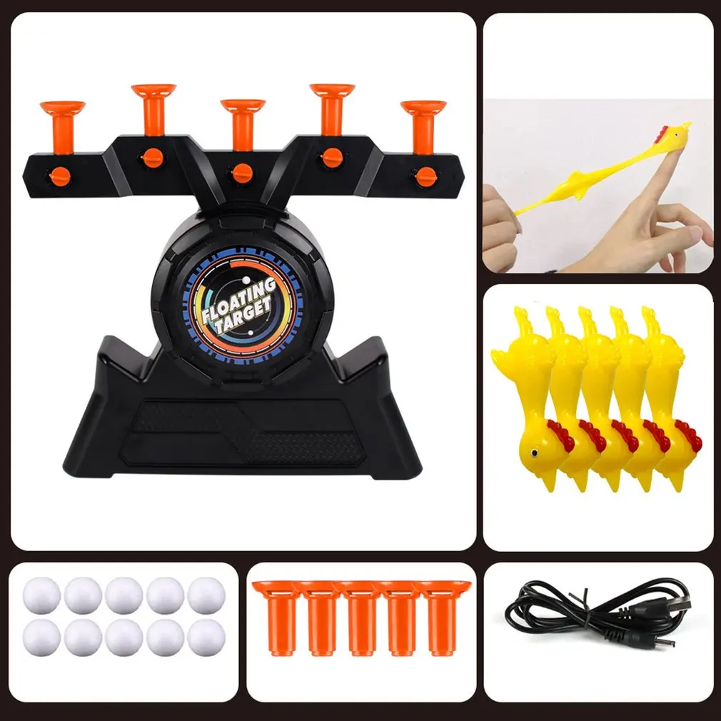 

1 комплект, воздушная мишень, игра для стрельбы, нейтральный пластиковый светящийся подвесной летающий шар, игра для стрельбы, игрушки, пода...