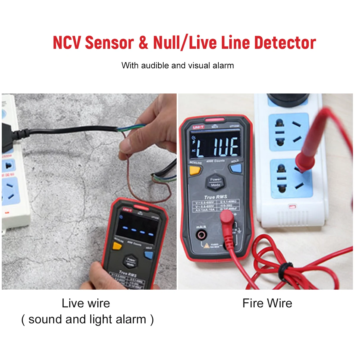 

UNI-T UT123D Digital Multimeter Palm-sized AC/DC True-RMS Multimeter Large Capacitance Meter Auto-ranging Multi Tester