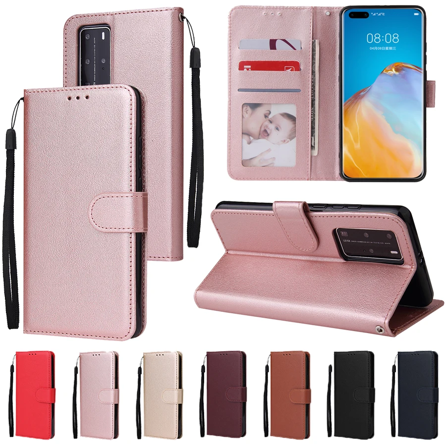 

Leather Card Slot Case for Huawei P40 P30 P20 Pro P10 Lite Plus Mate 30 20 10 Pro Lite Y5P Y6P Y7P Y8P Flip Wallet Cover Funda