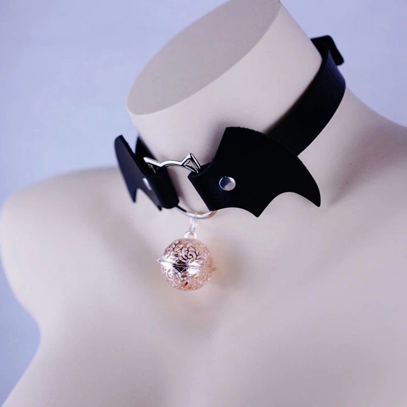 Эротическое кольцо с колокольчиком для пары БДСМ на шее бондаж крылья летучей